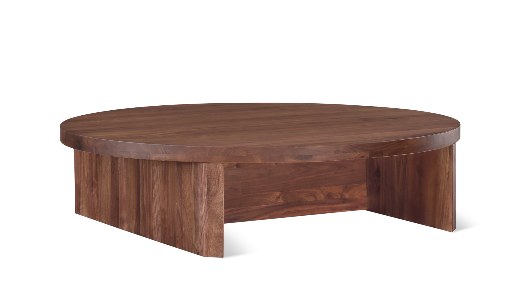 Field Coffee Table Round Walnut Sundays Company