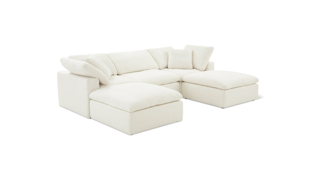 Movie Night™ 5-Piece Modular Sectional, Large, Clay – Sundays Company