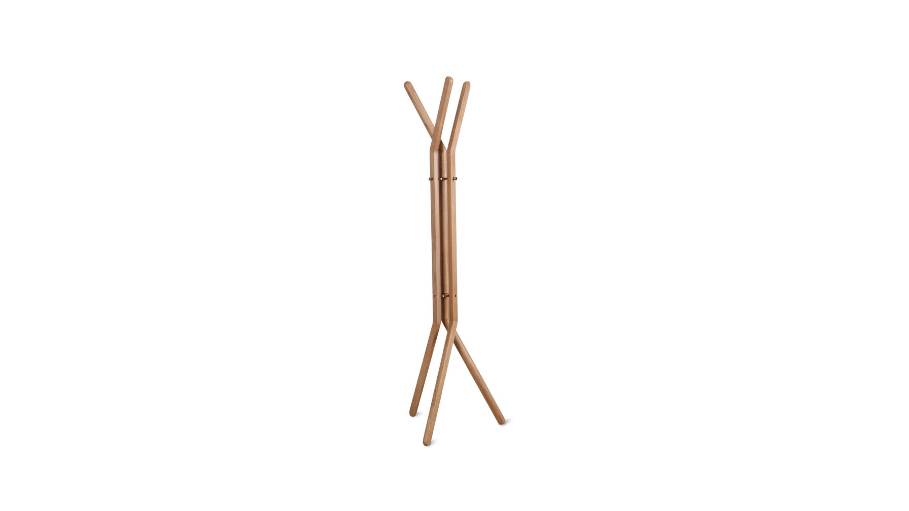 Unwind Coatrack, Stained Oak_image