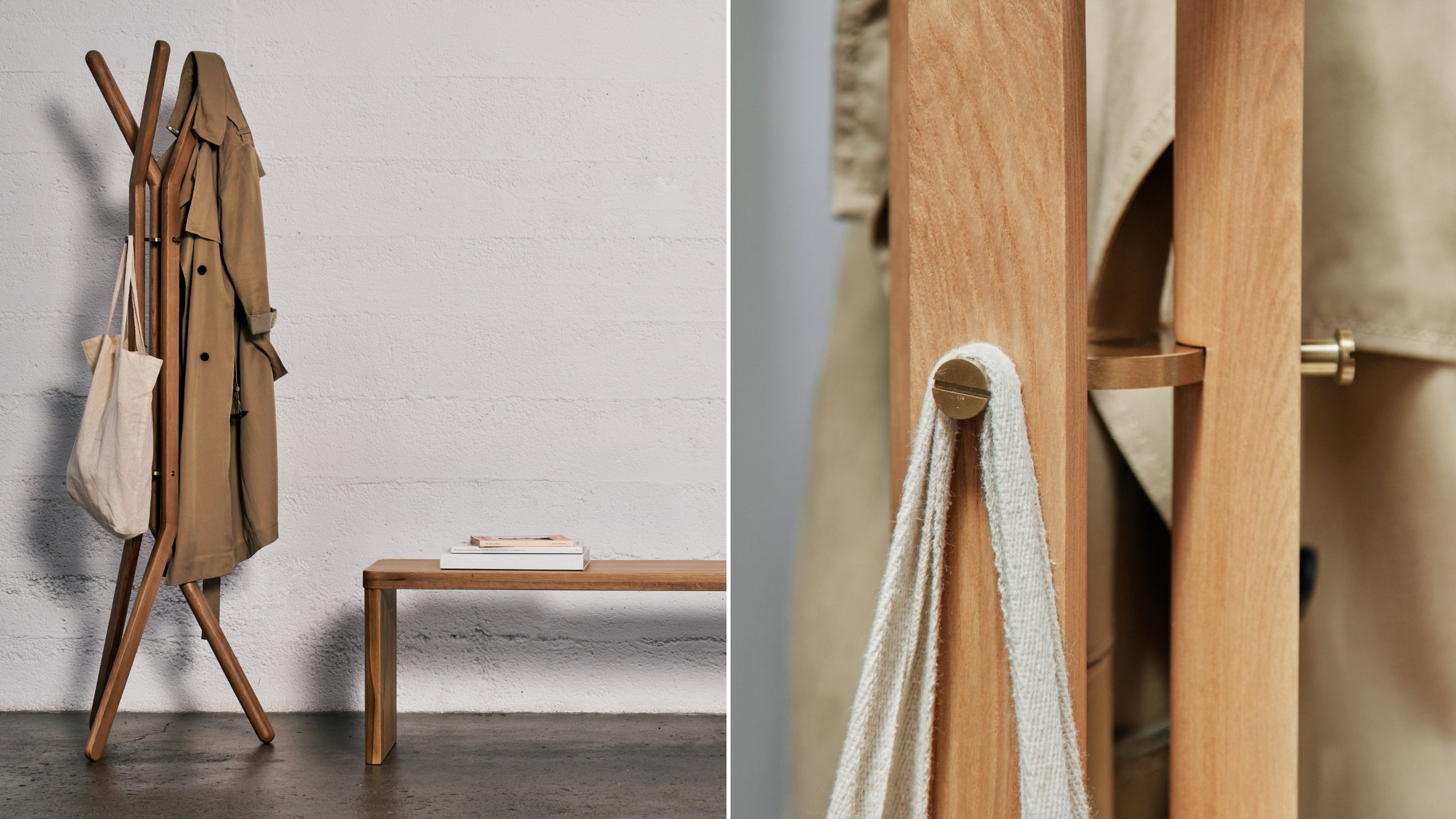 Plywood coat online rack