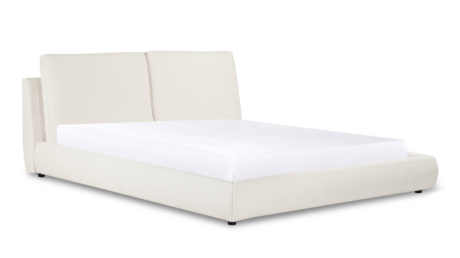 Cloud Bed, King, Cream Boucle - Image 12