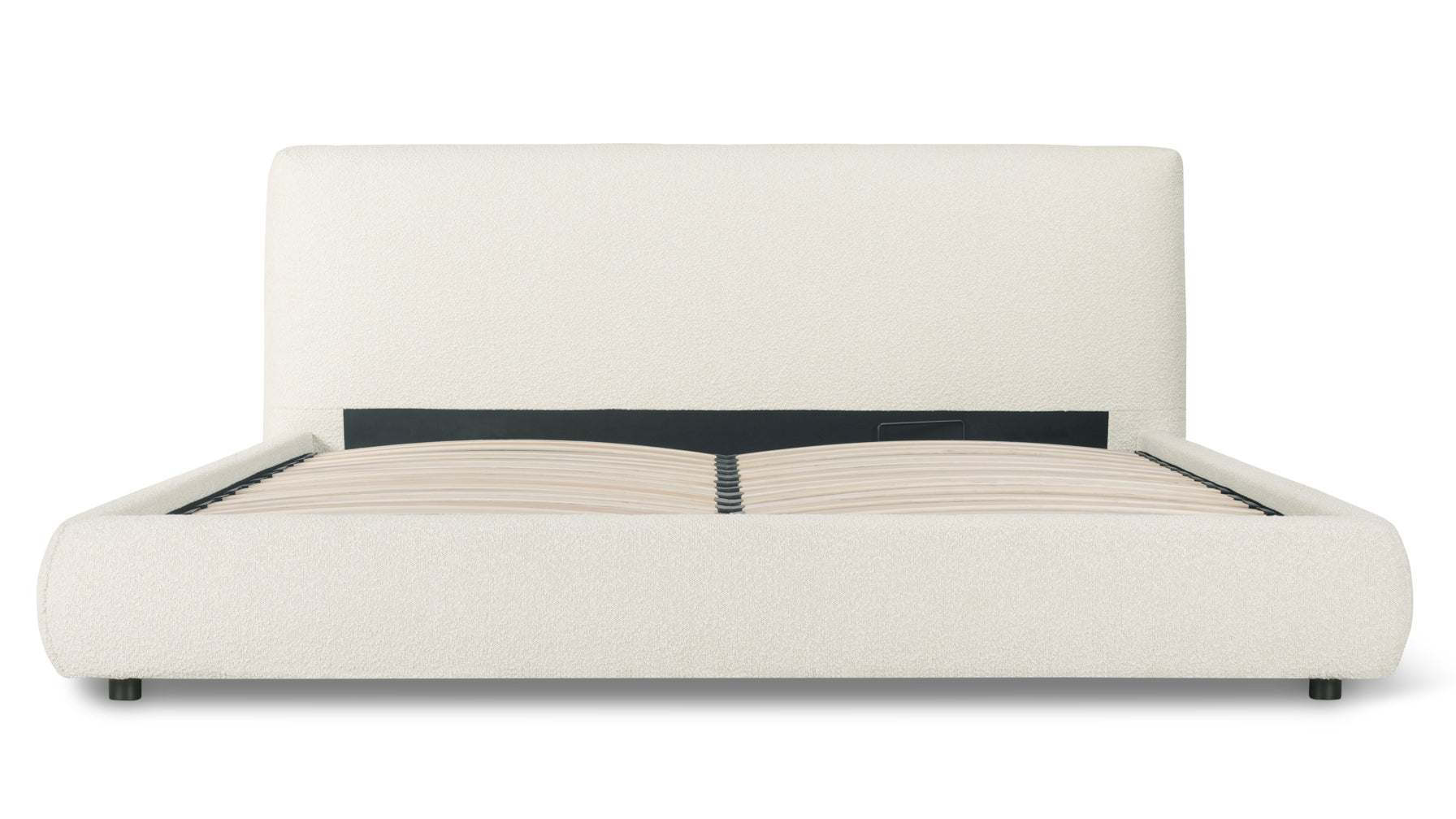 Dream Bed With Storage, King, Cream Boucle - Image 7
