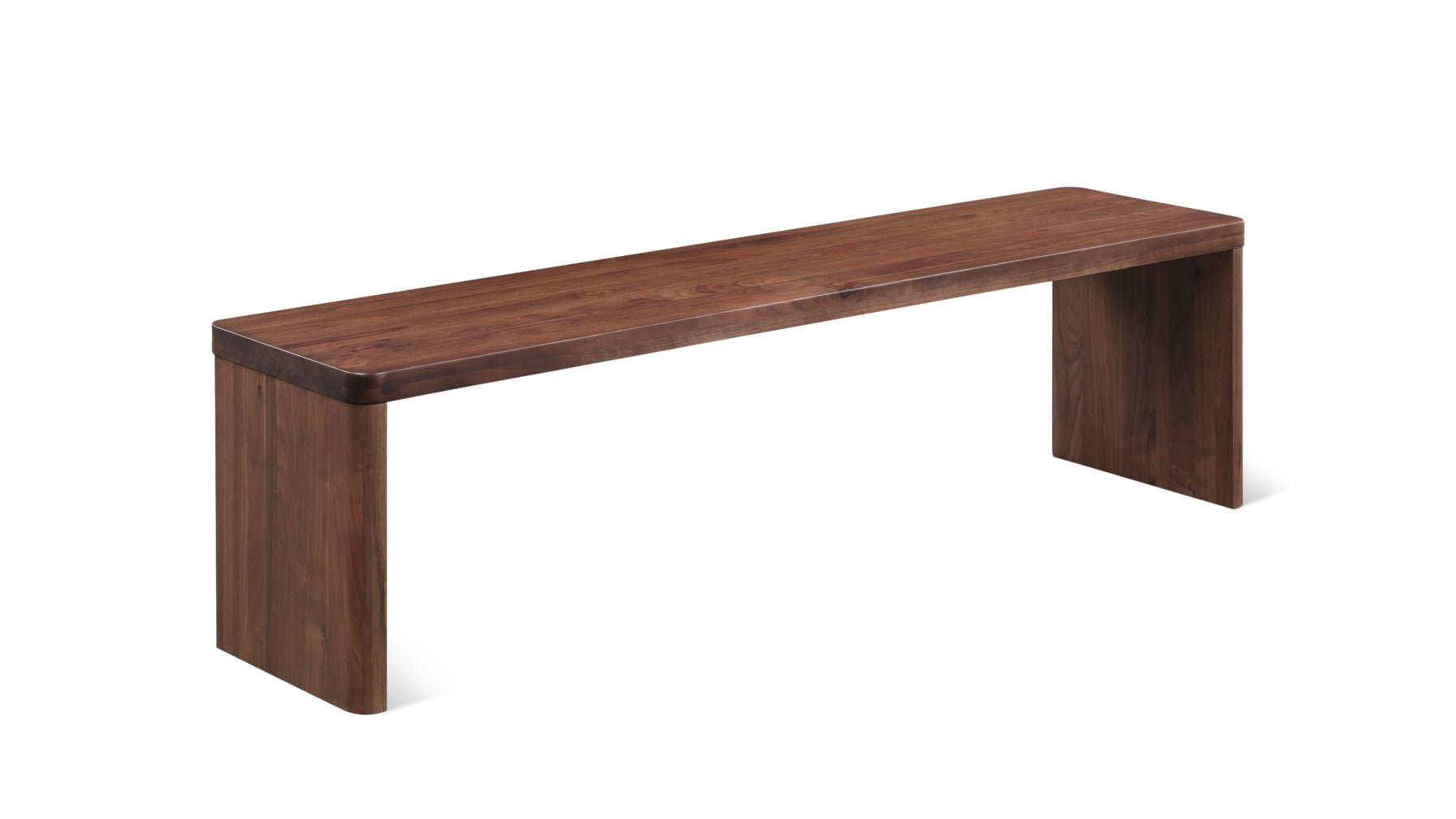 Form Bench, Seats 3, American Walnut - Image 1