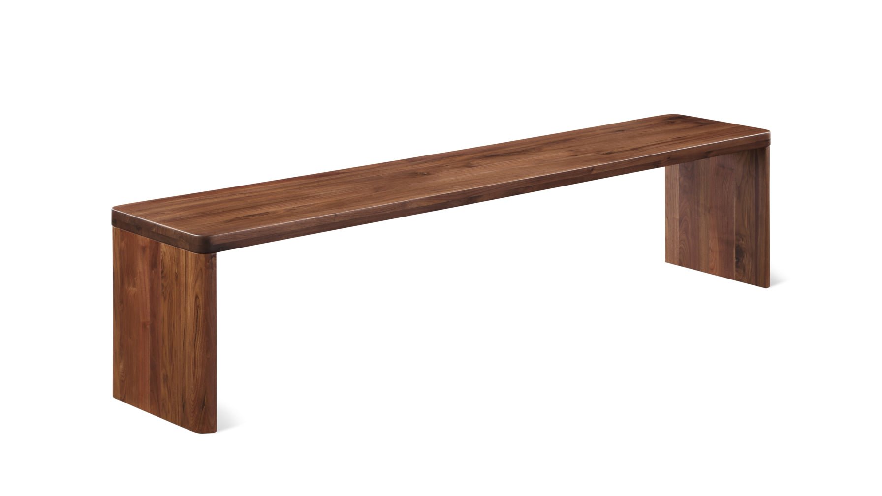 Form Bench, Seats 4, American Walnut - Image 1