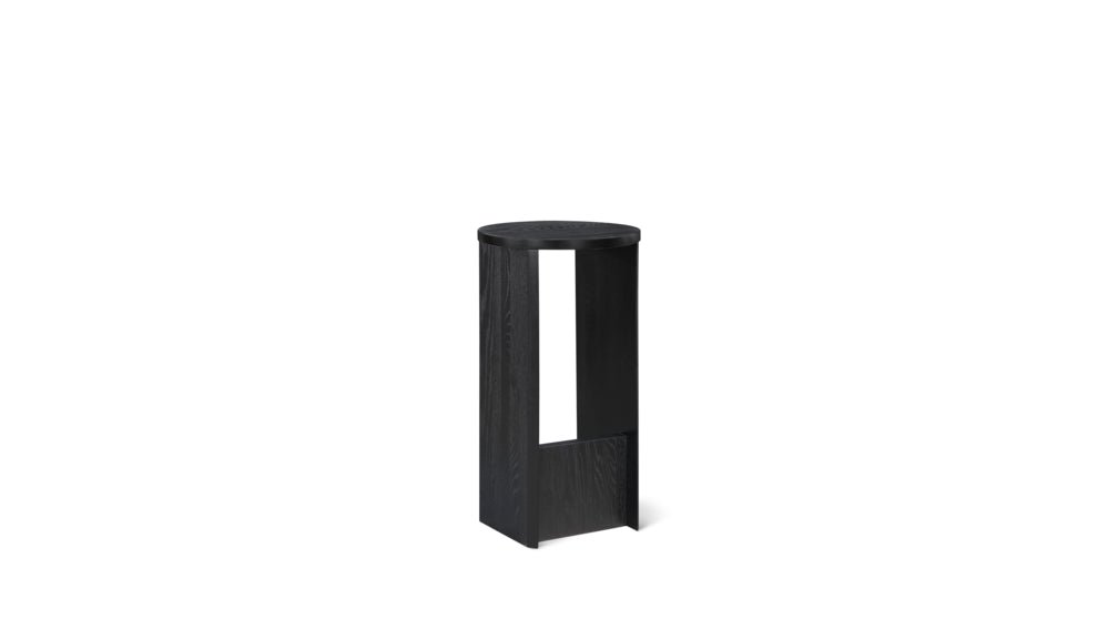 Field Stool, Bar, Black Oak_image