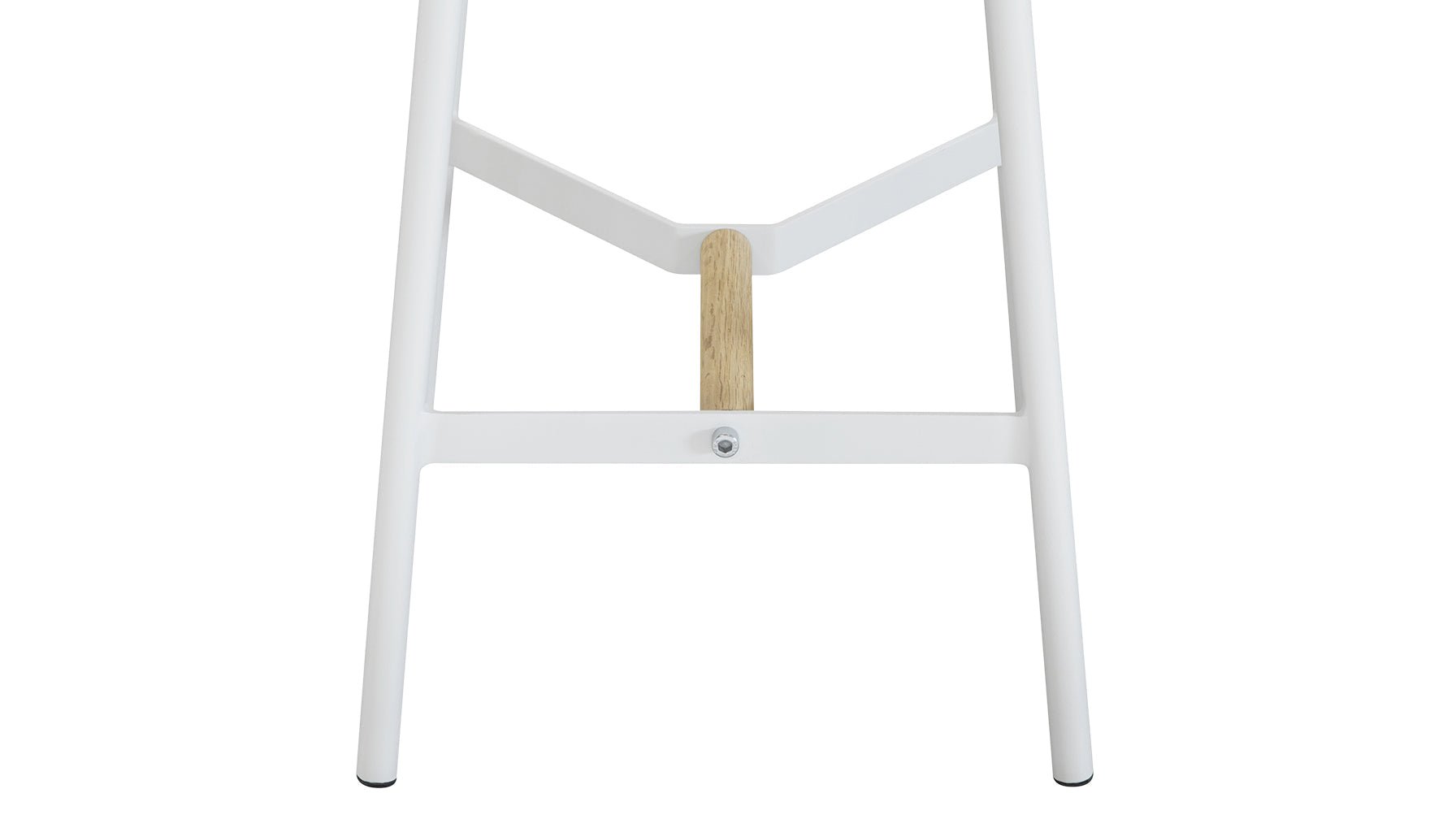 Take The Edge Off Stool Bar Natural/White Metal - Image 4