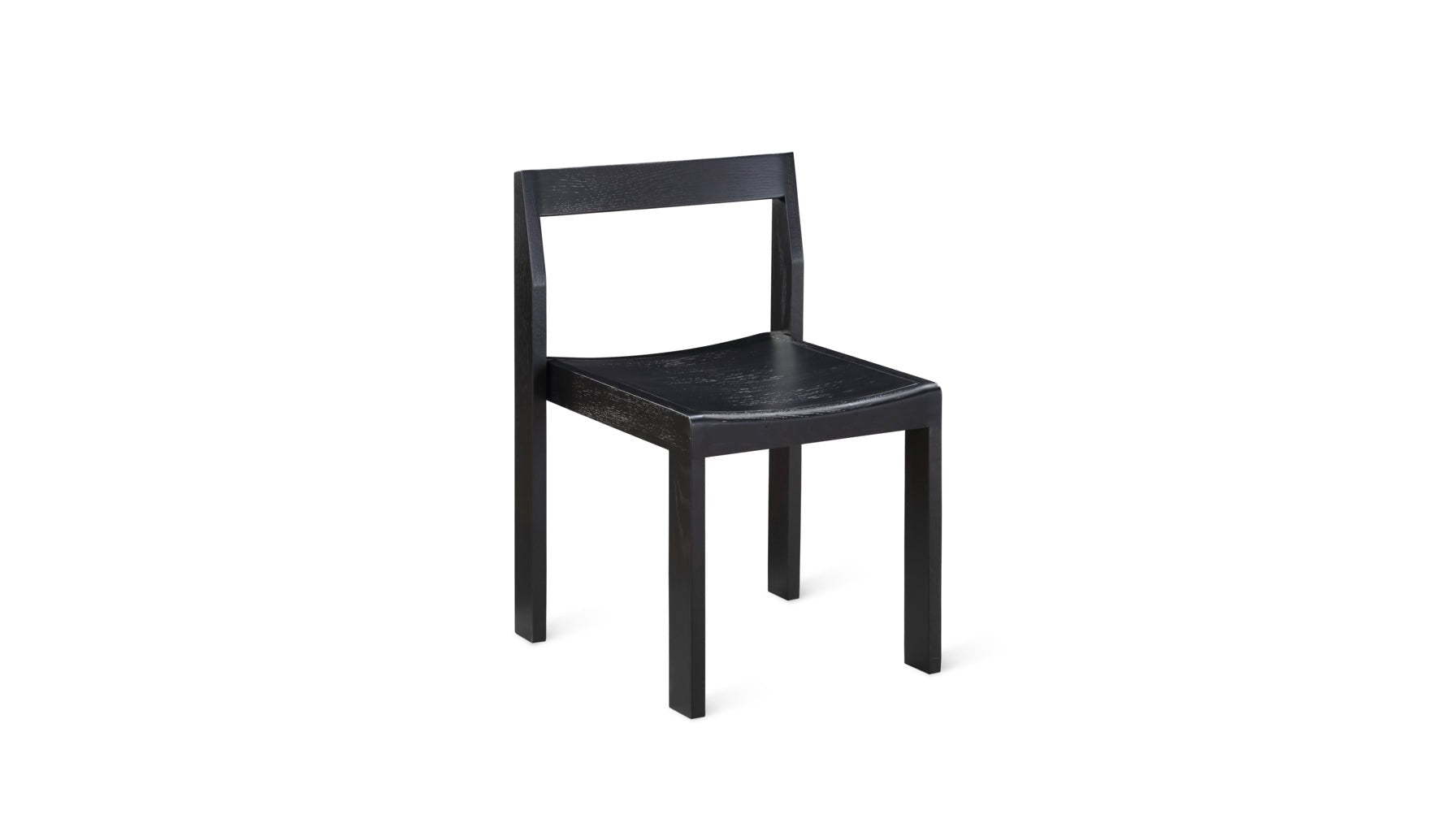 Plane Dining Chair (Set of Two), Black Oak_image