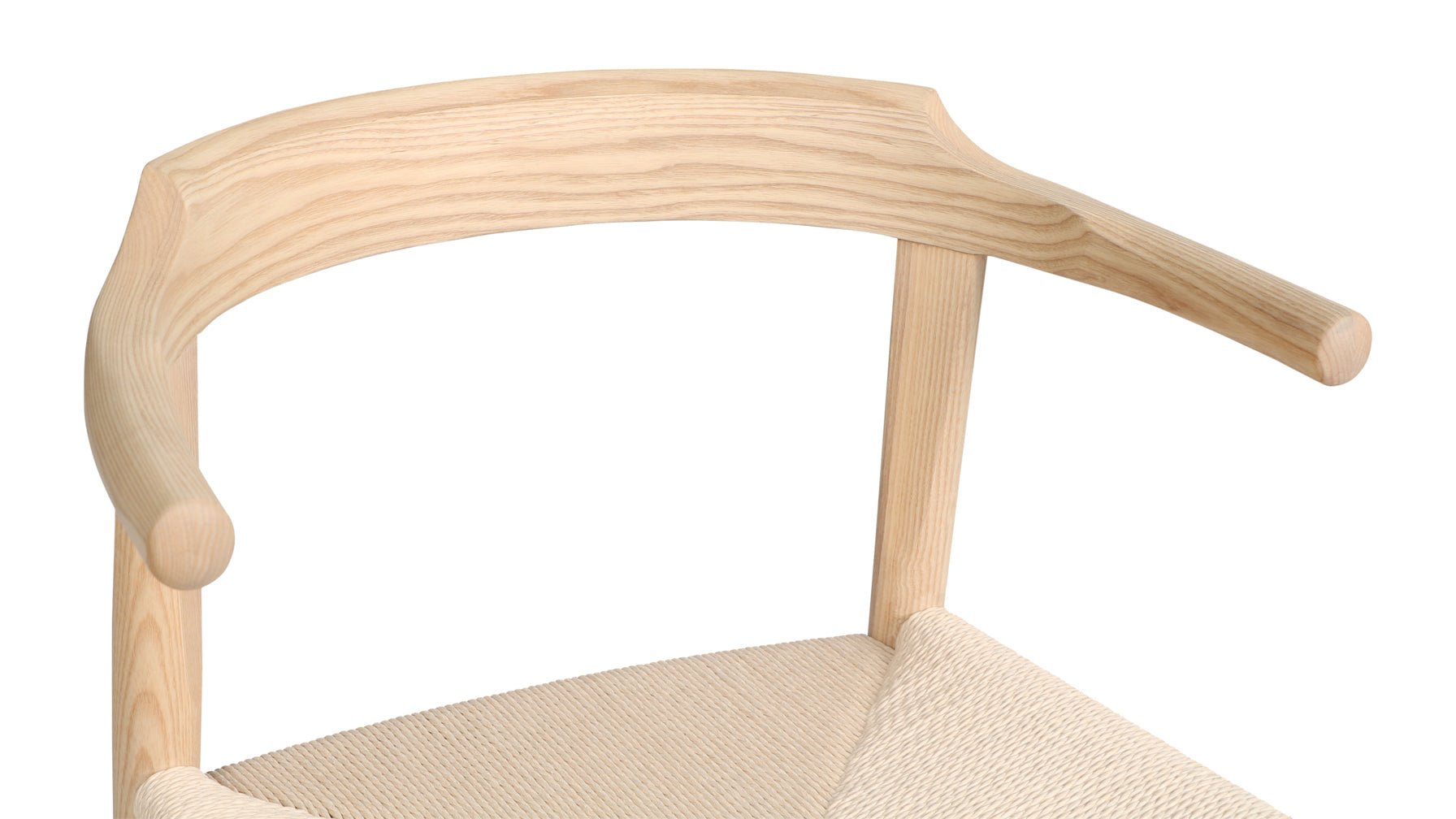 Tuck In Dining Chair, Natural Papercord Seat, Ash - Image 8