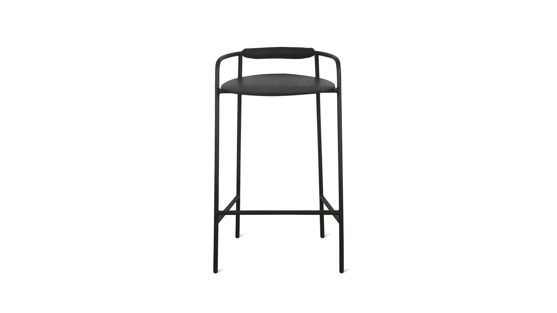 Slow Mornings Stool, Bar, Black/Black Metal - Image 13