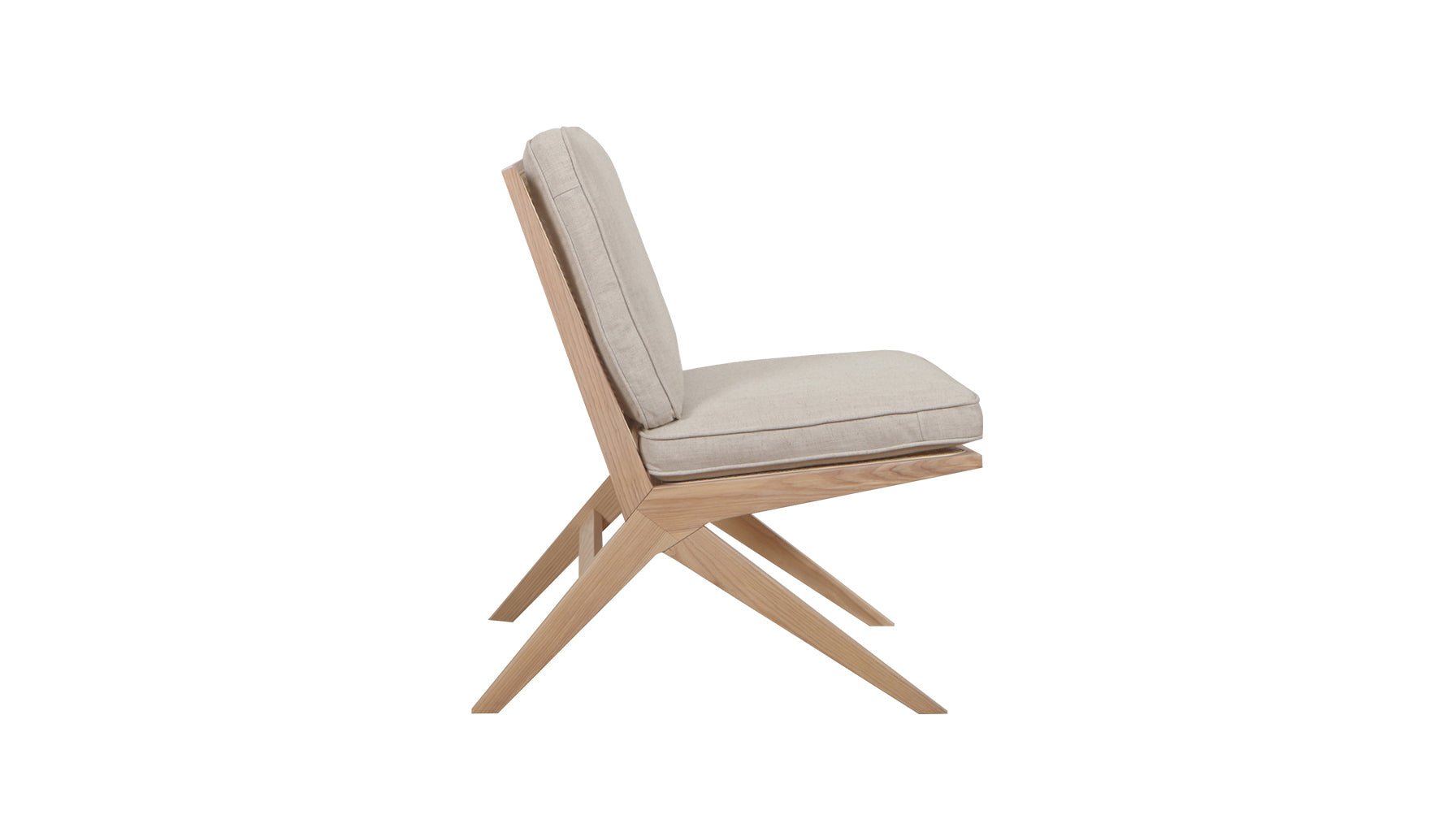 Endless Summer Lounge Chair with Cushion, Ash/Natural - Image 11