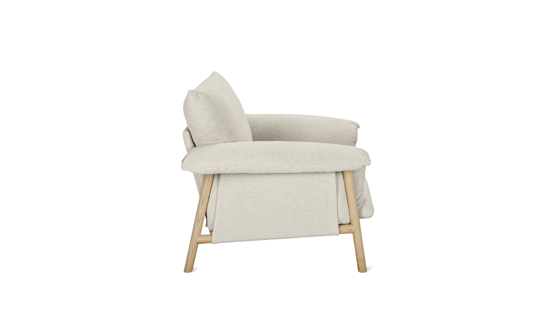 Pillow Talk Lounge Chair, Warm Frost - Image 7