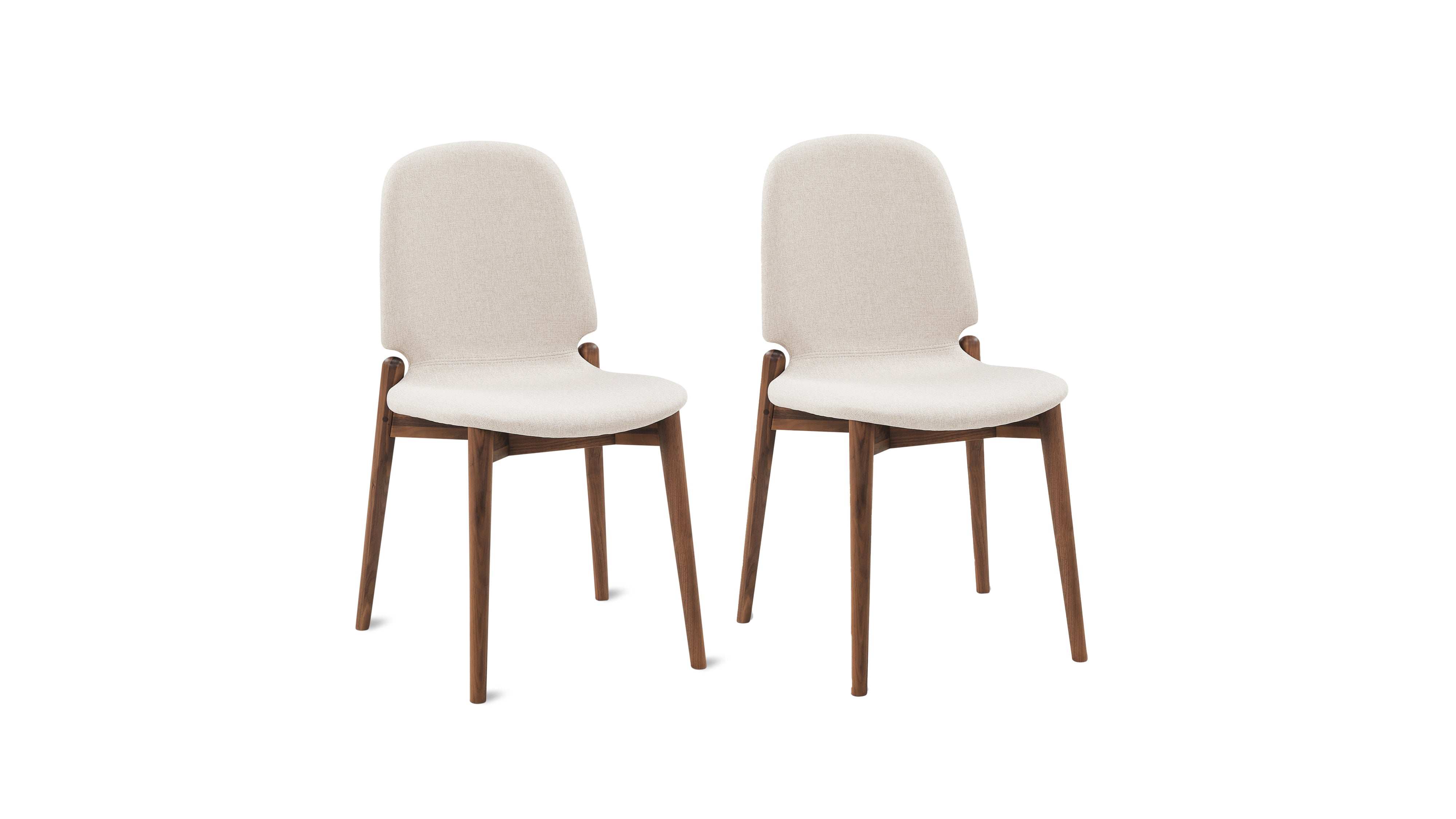 Dine In Dining Chair (Set of Two), Walnut/Dune - Image 9