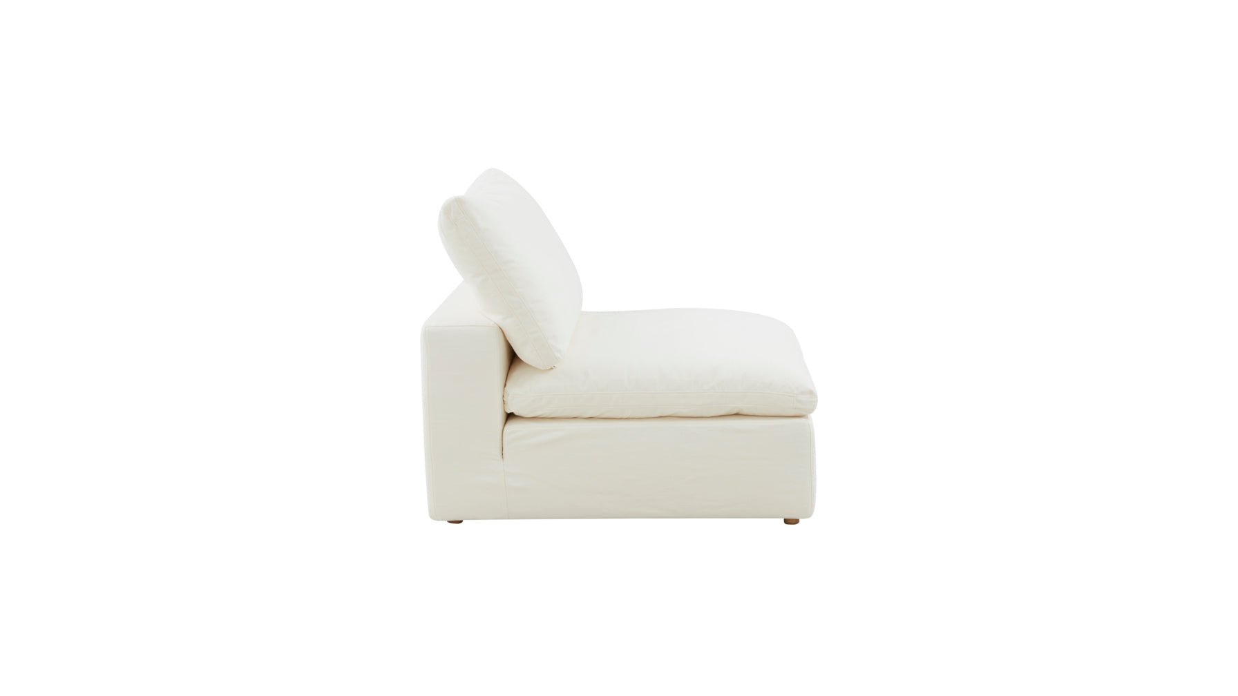 Movie Night™ Armless Chair, Large, Cream Linen - Image 8