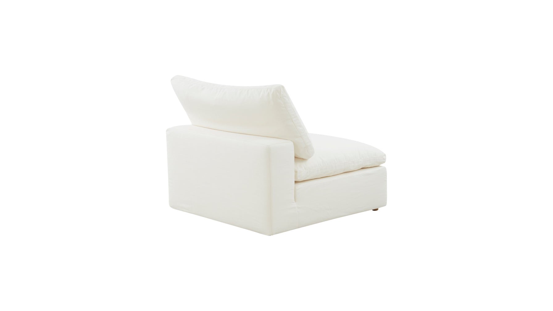 Movie Night™ Armless Chair, Large, Cream Linen - Image 5