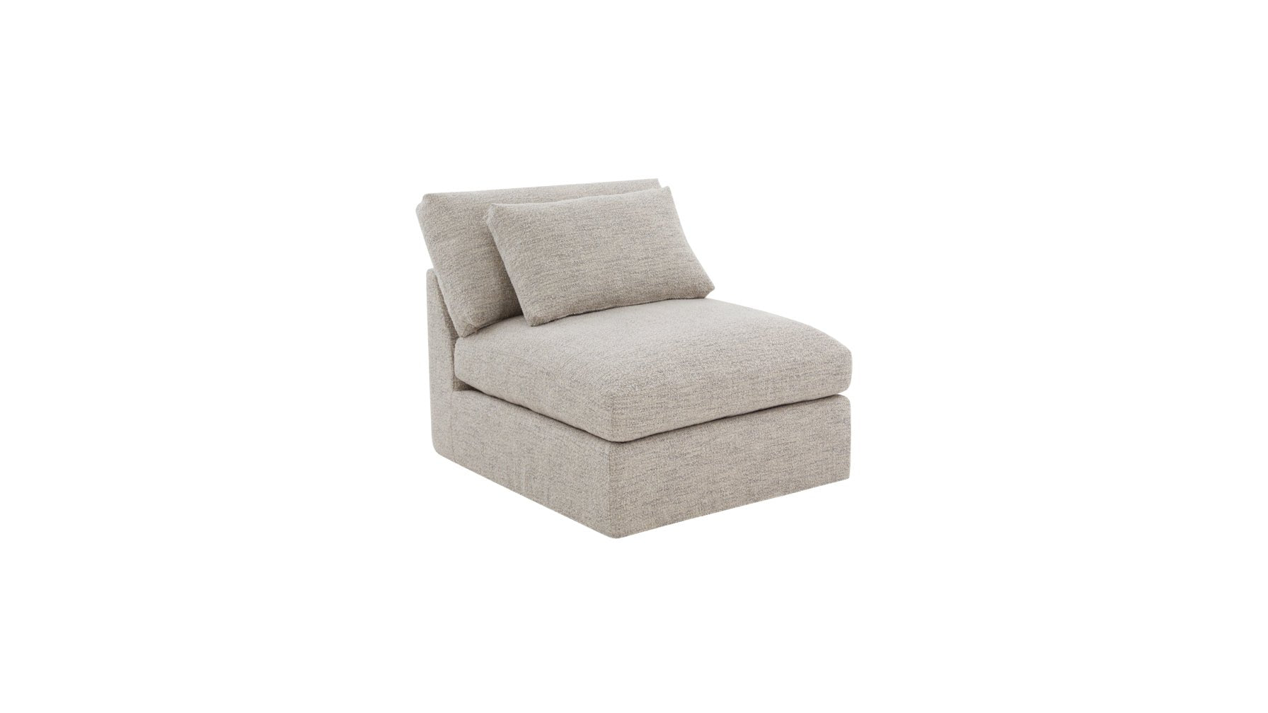 Get Together™ Armless Chair, Large, Oatmeal - Image 9