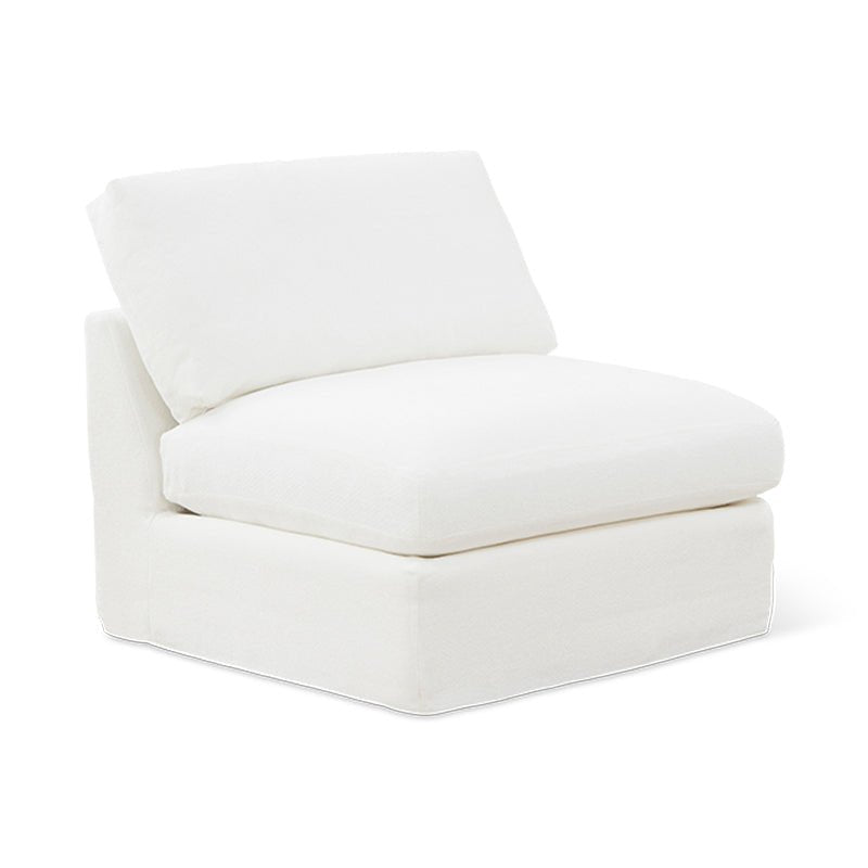 Slipcover - Get Together™ Armless Chair, Large, Sea Salt_image