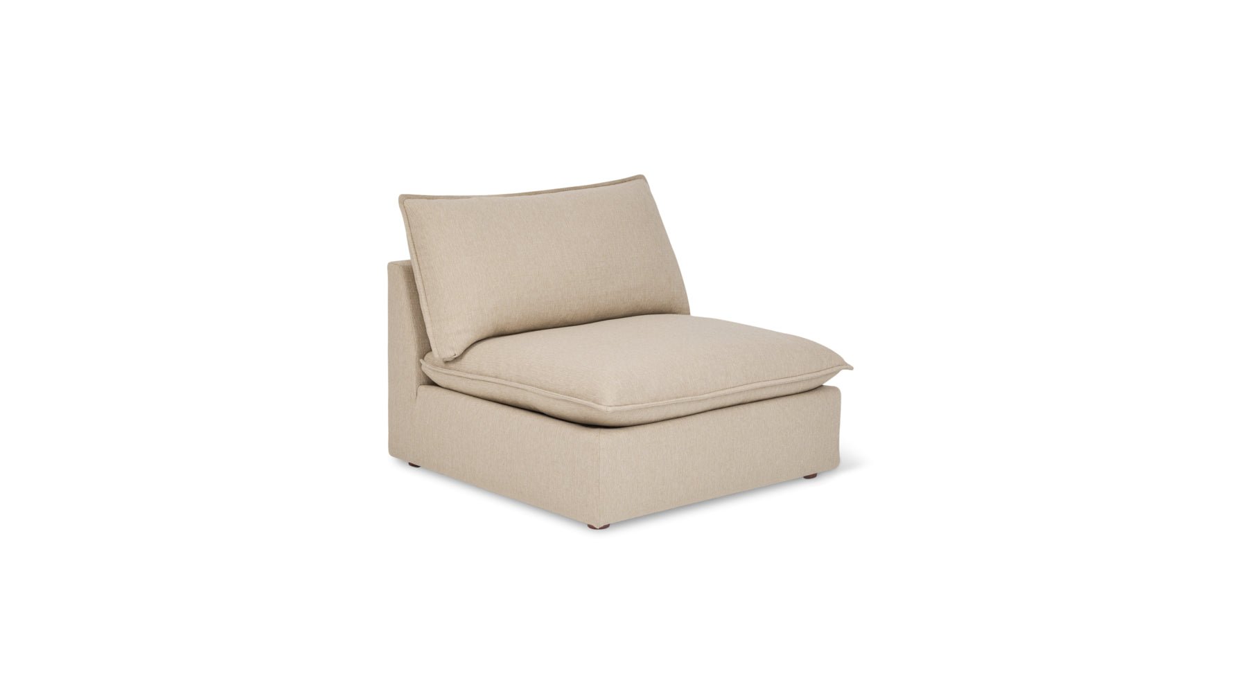 Chill Time Armless Chair, Biscuit - Image 8