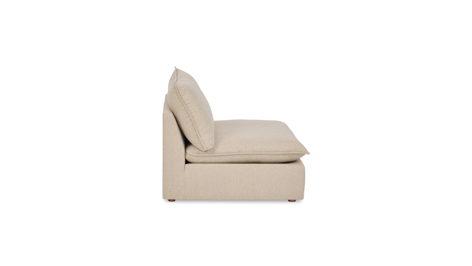 Chill Time Armless Chair, Biscuit - Image 8