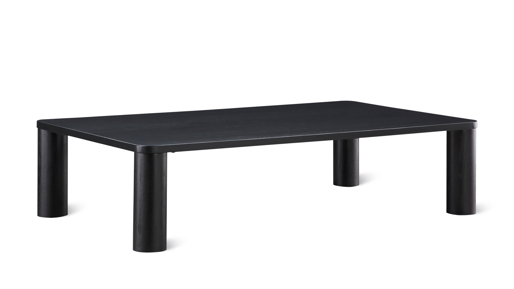 Black plastic deals coffee table