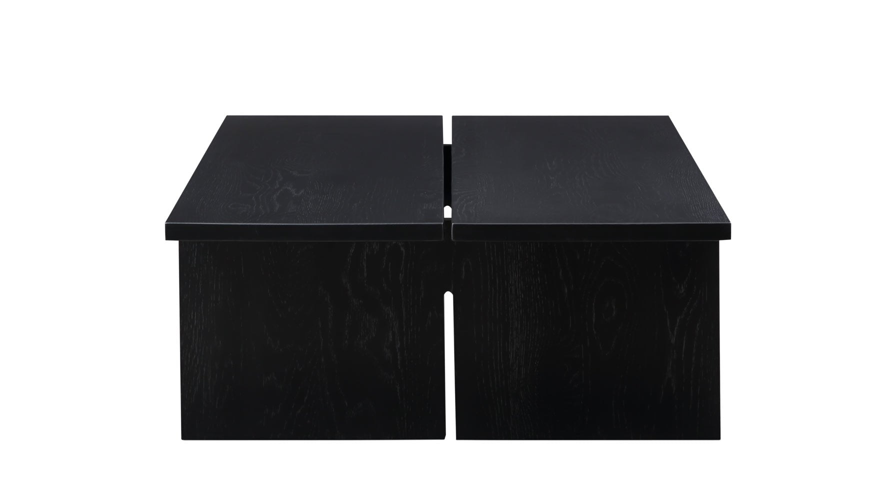 Plane Coffee Table, Black Oak - Image 10