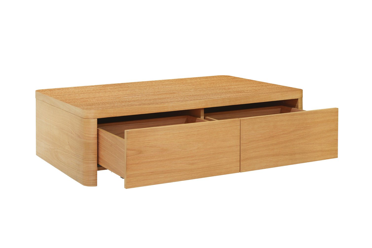 Form Storage Coffee Table, White Oak - Image 9