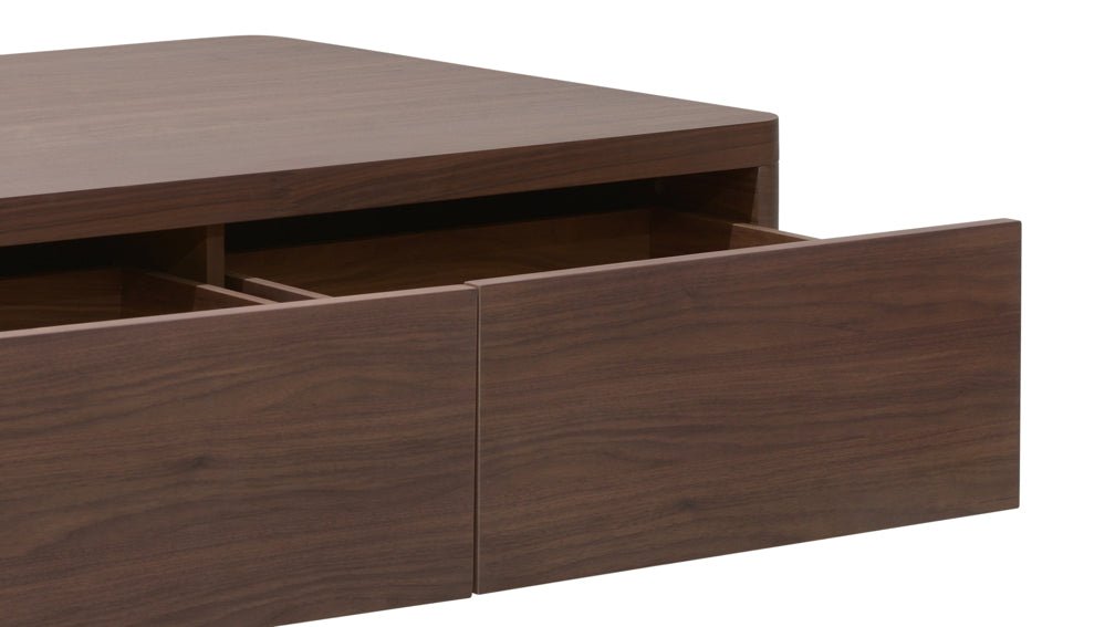 Form Storage Coffee Table, Walnut - Image 10