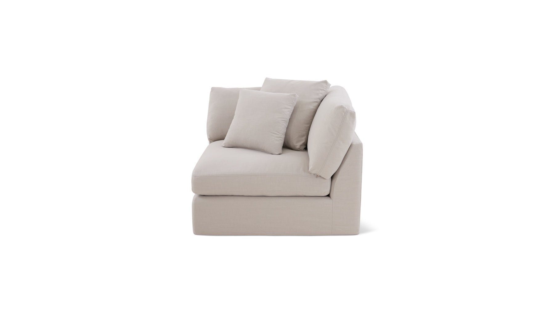 Slipcover - Get Together™ Corner Chair, Large, Clay (Left Or Right)_image