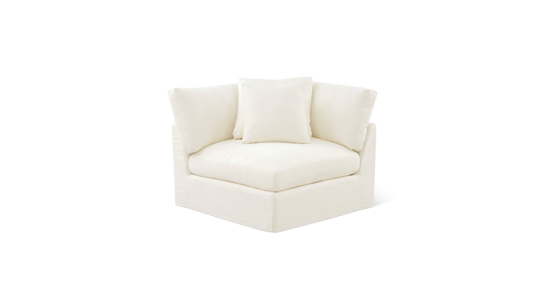 Get Together™ Corner Chair, Large, Cream Linen_image