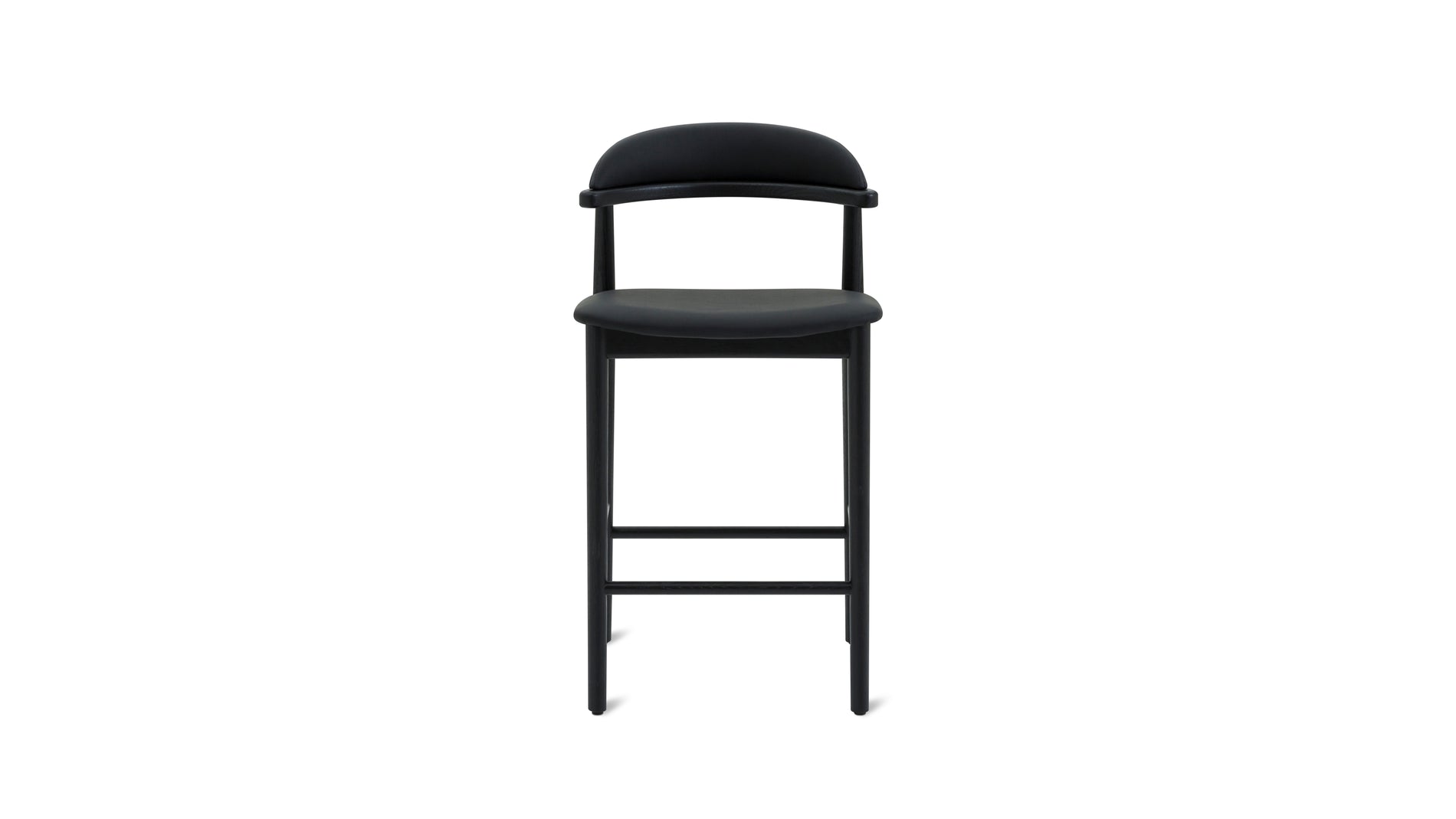 Count On Me Counter Stool, Black Oak, Black Seat_image