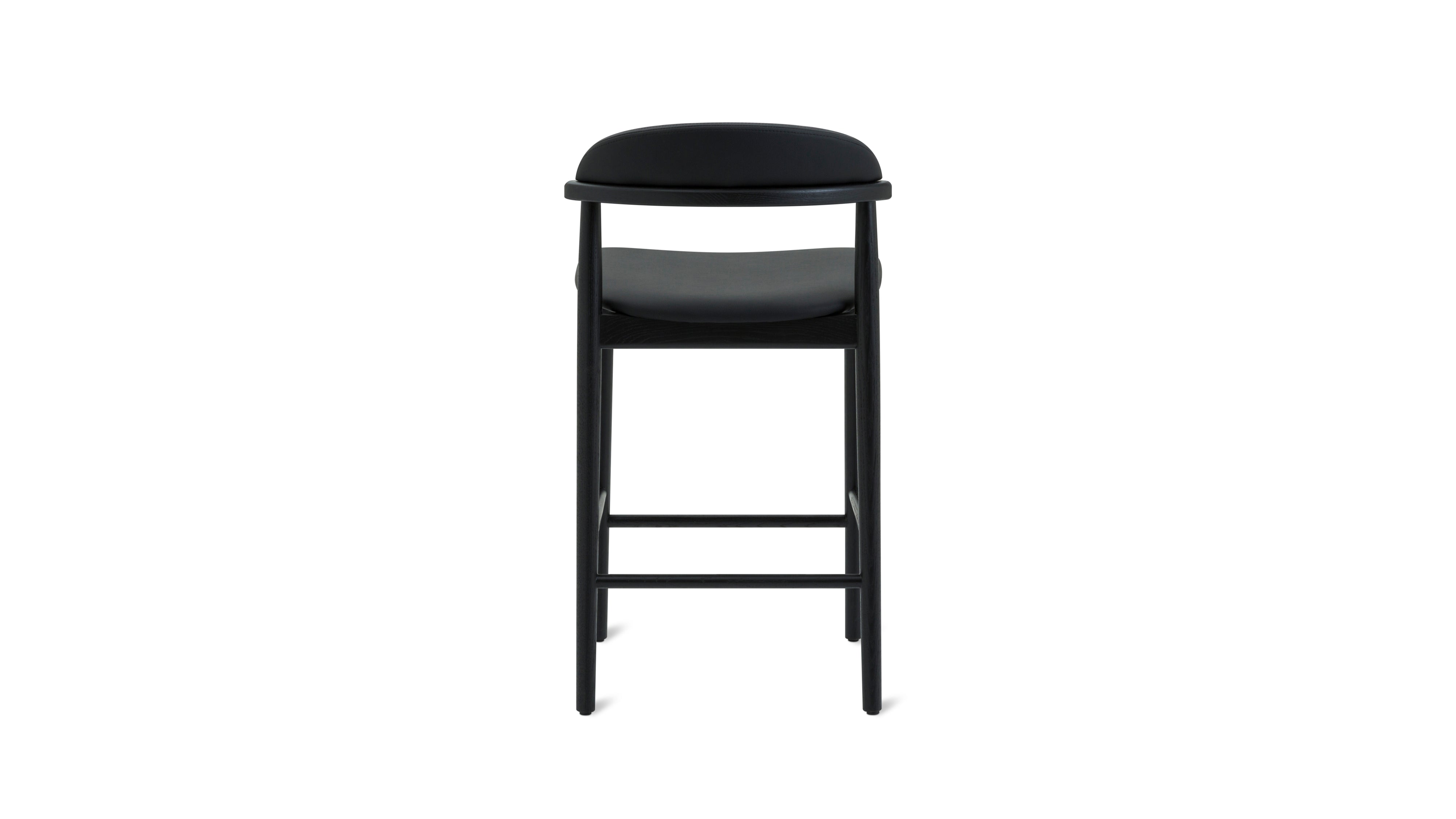 Count On Me Counter Stool, Black Oak, Black Seat - Image 10