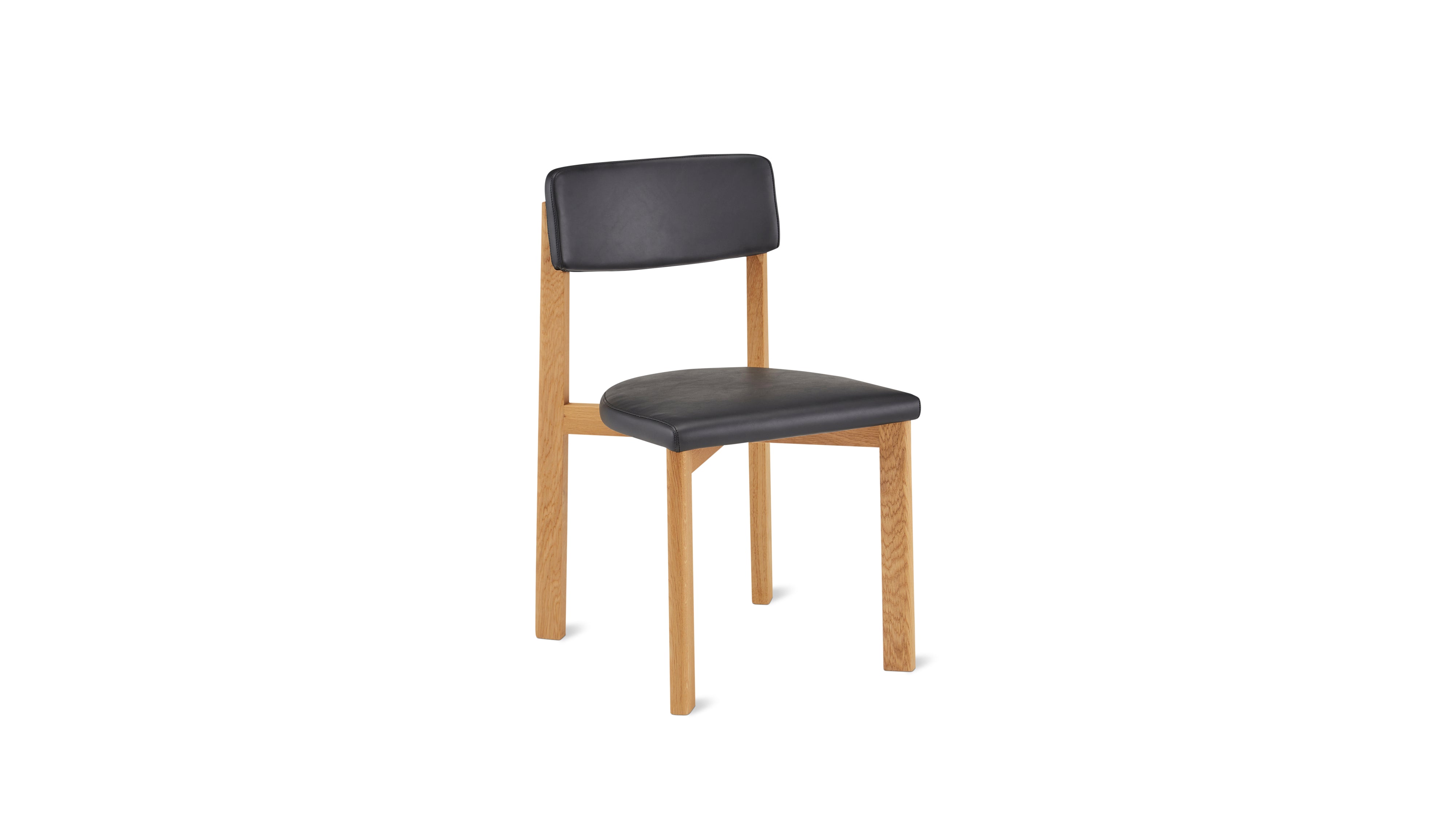 Frame Dining Chair, Oak, Caviar - Image 1