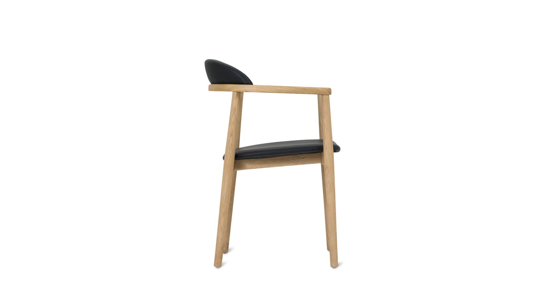 Count On Me Dining Chair, Oak, Black Seat - Image 8