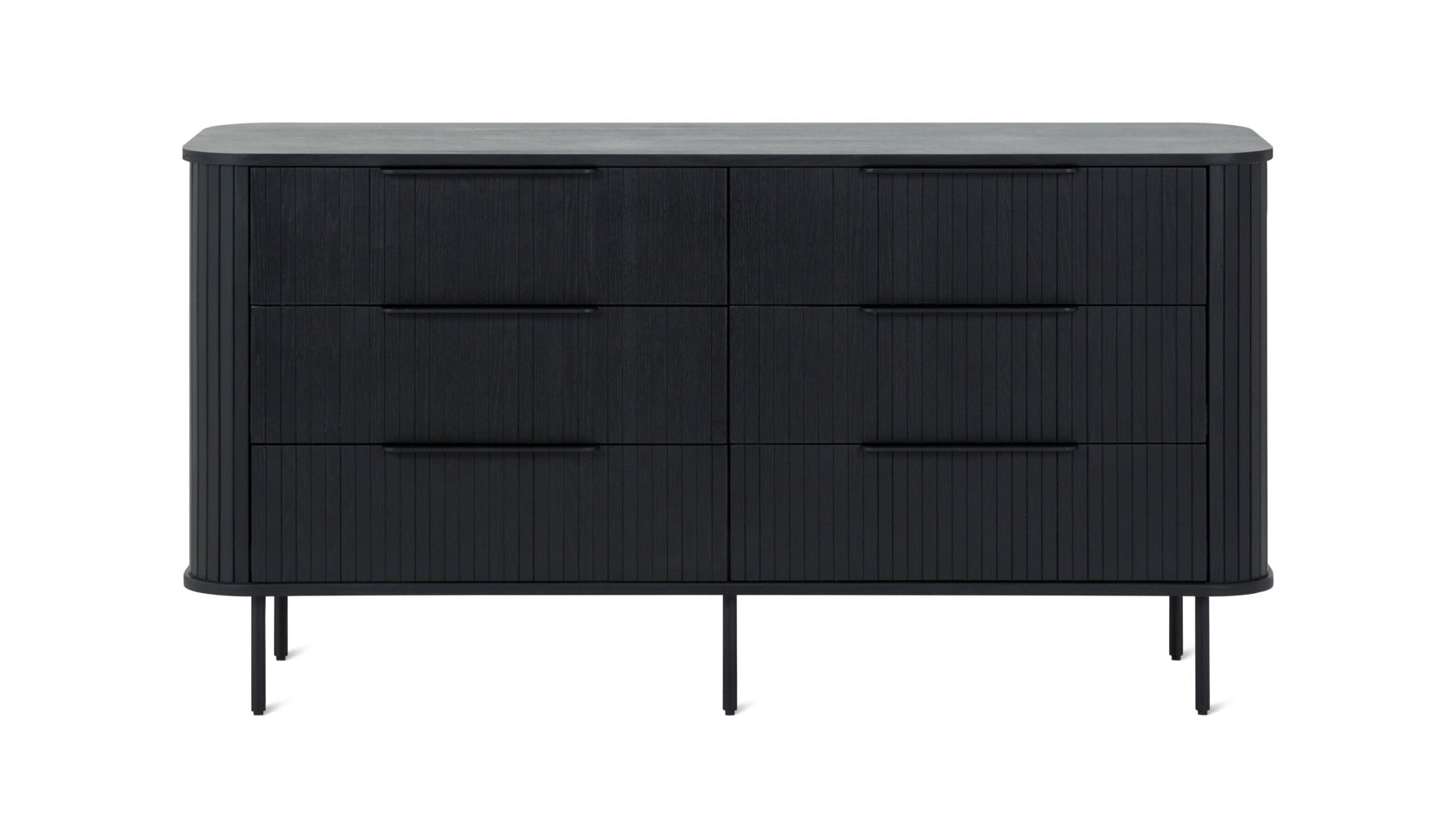 Easy Edge Double Dresser, Black Oak_image