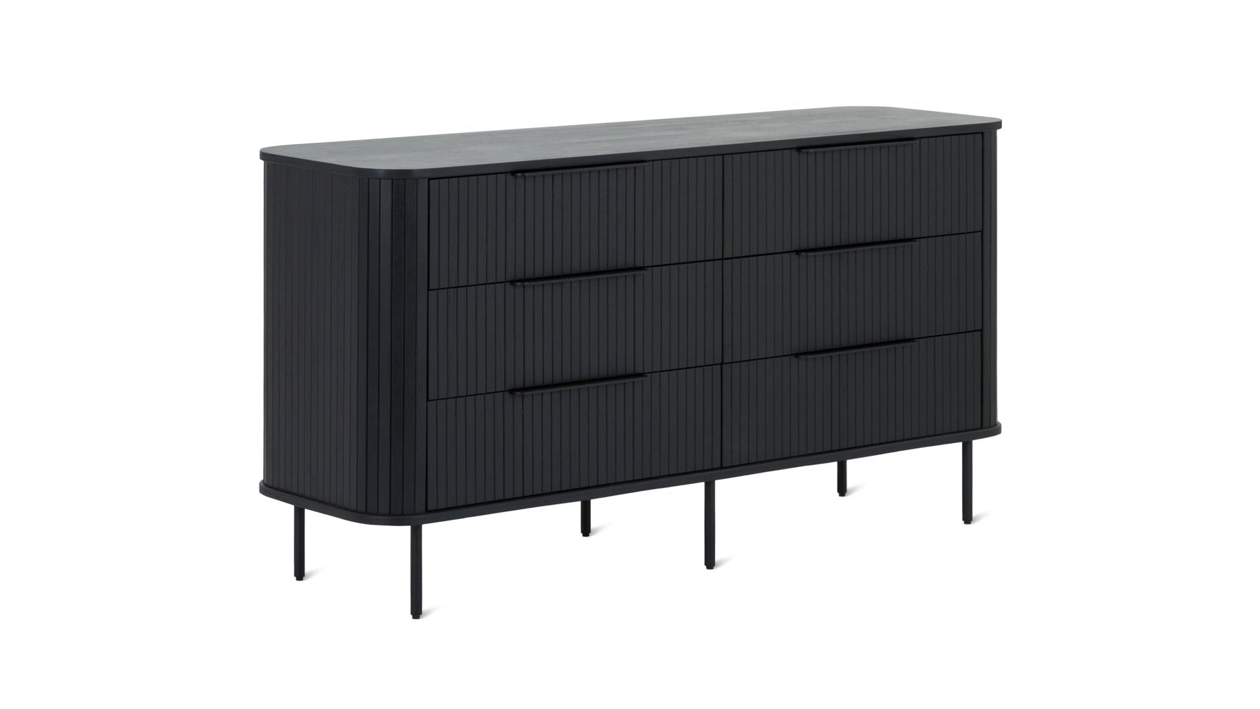 Easy Edge Double Dresser, Black Oak_image