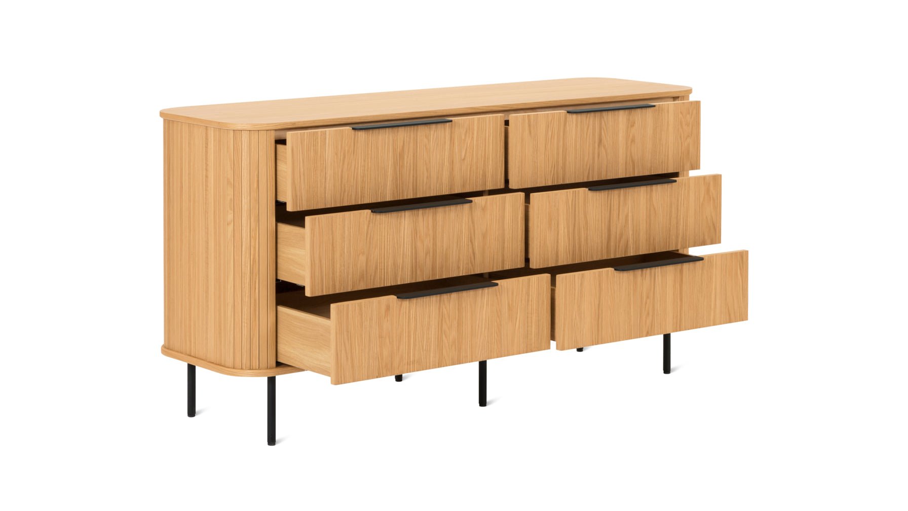 Easy Edge Double Dresser, White Oak - Image 5