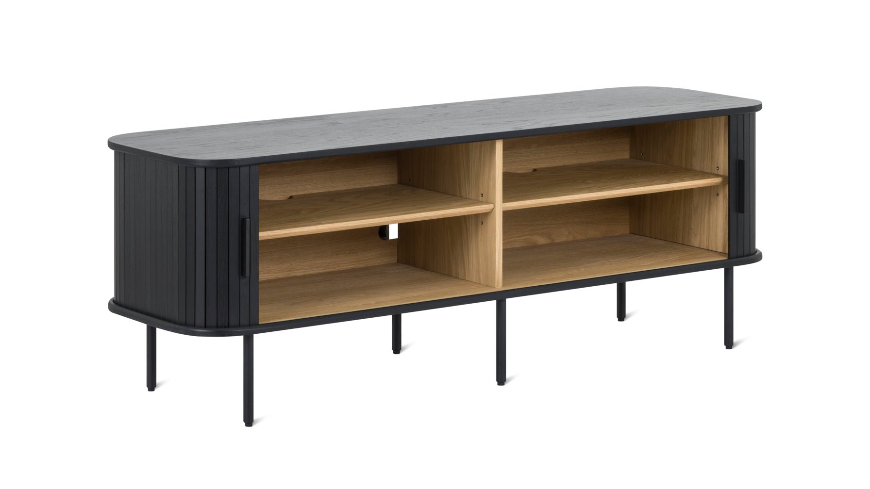 Easy Edge Media Unit, Black Oak - Image 9