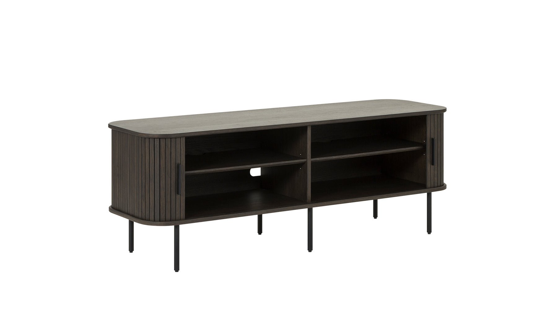 Easy Edge Media Unit, Brown Oak - Image 8