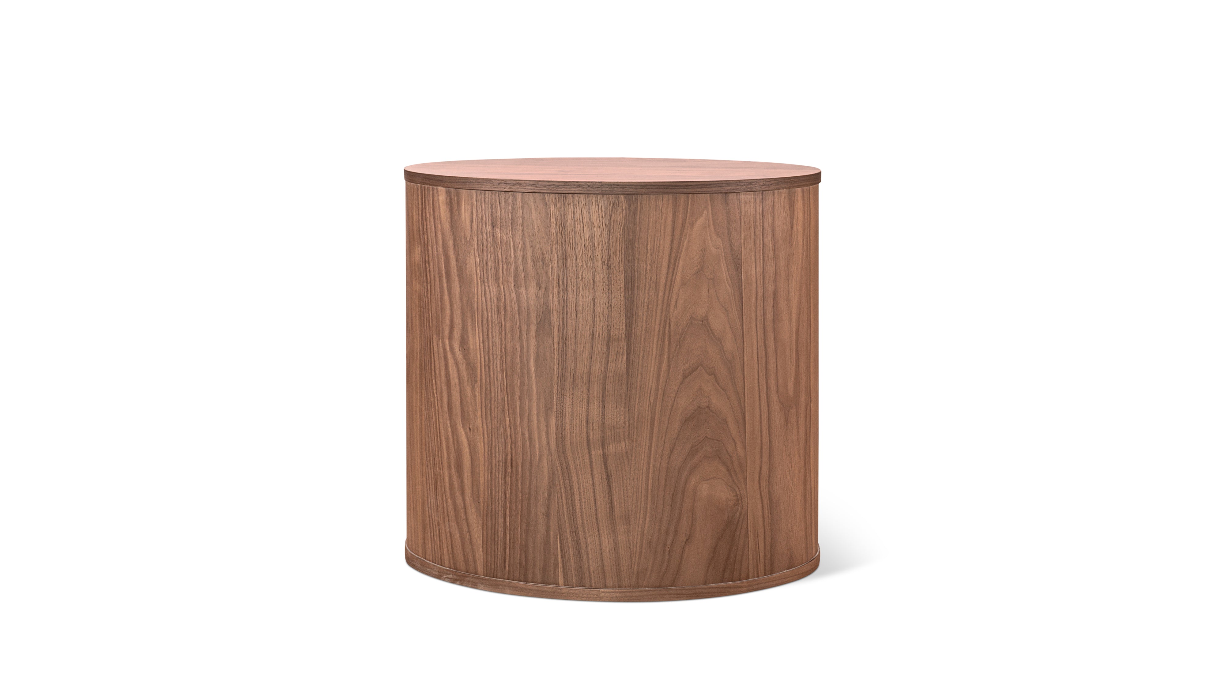 Go Round Nightstand, Tall, Walnut - Image 10