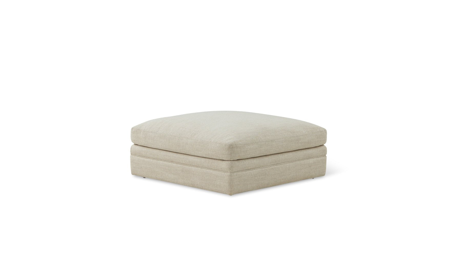 Feel Good Ottoman, Oyster - Image 5