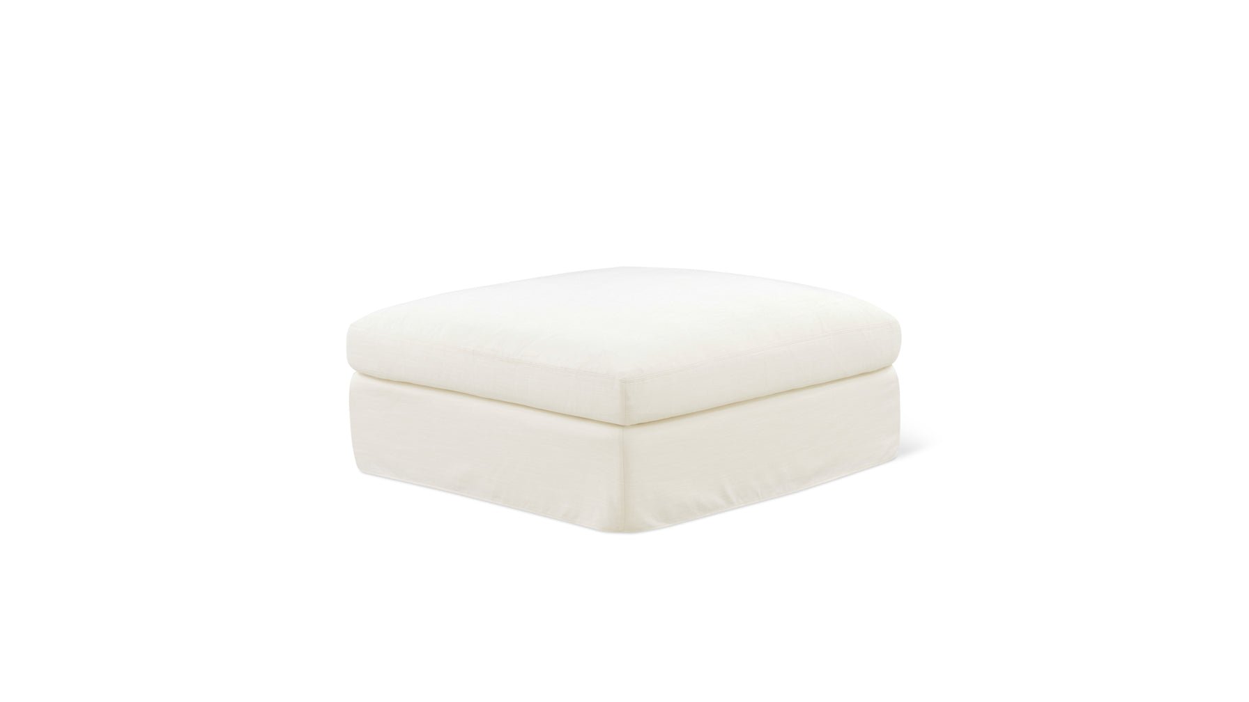 Get Together™ Ottoman, Large, Cream Linen_image