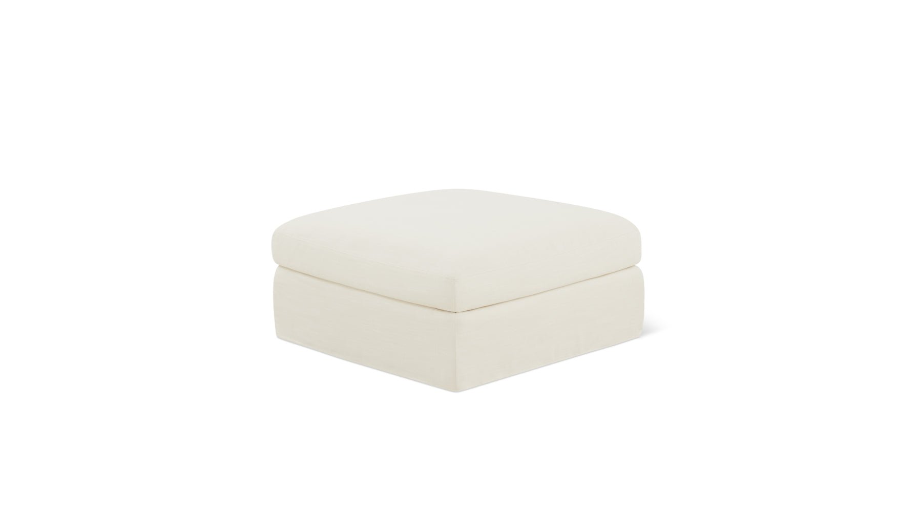 Get Together™ Ottoman, Standard, Cream Linen - Image 8