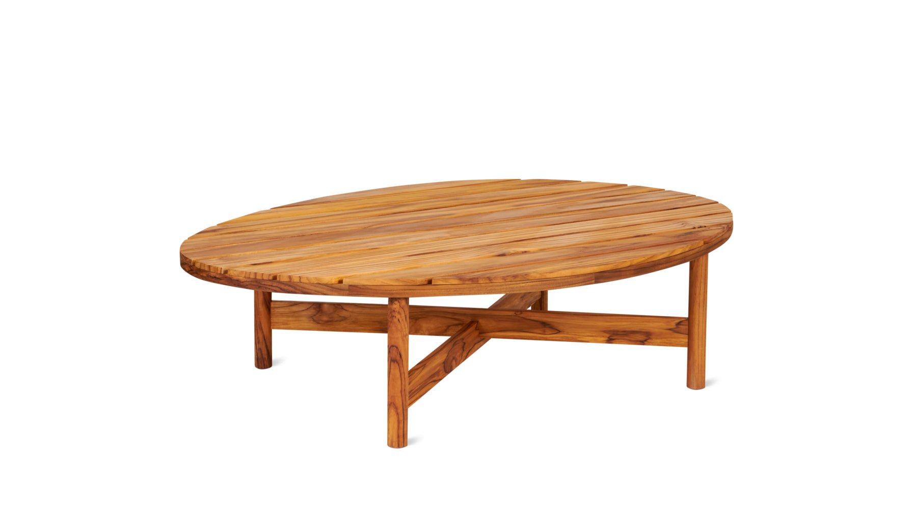 Table Talk Outdoor Coffee Table, Large, Teak - Image 11