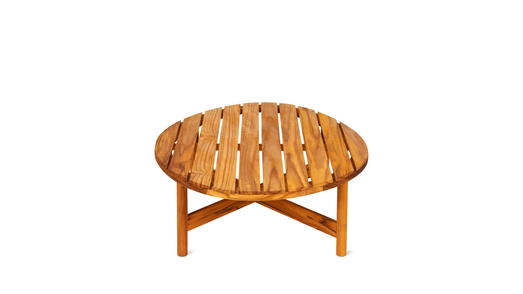 Table Talk Outdoor Coffee Table, Large, Teak - Image 11