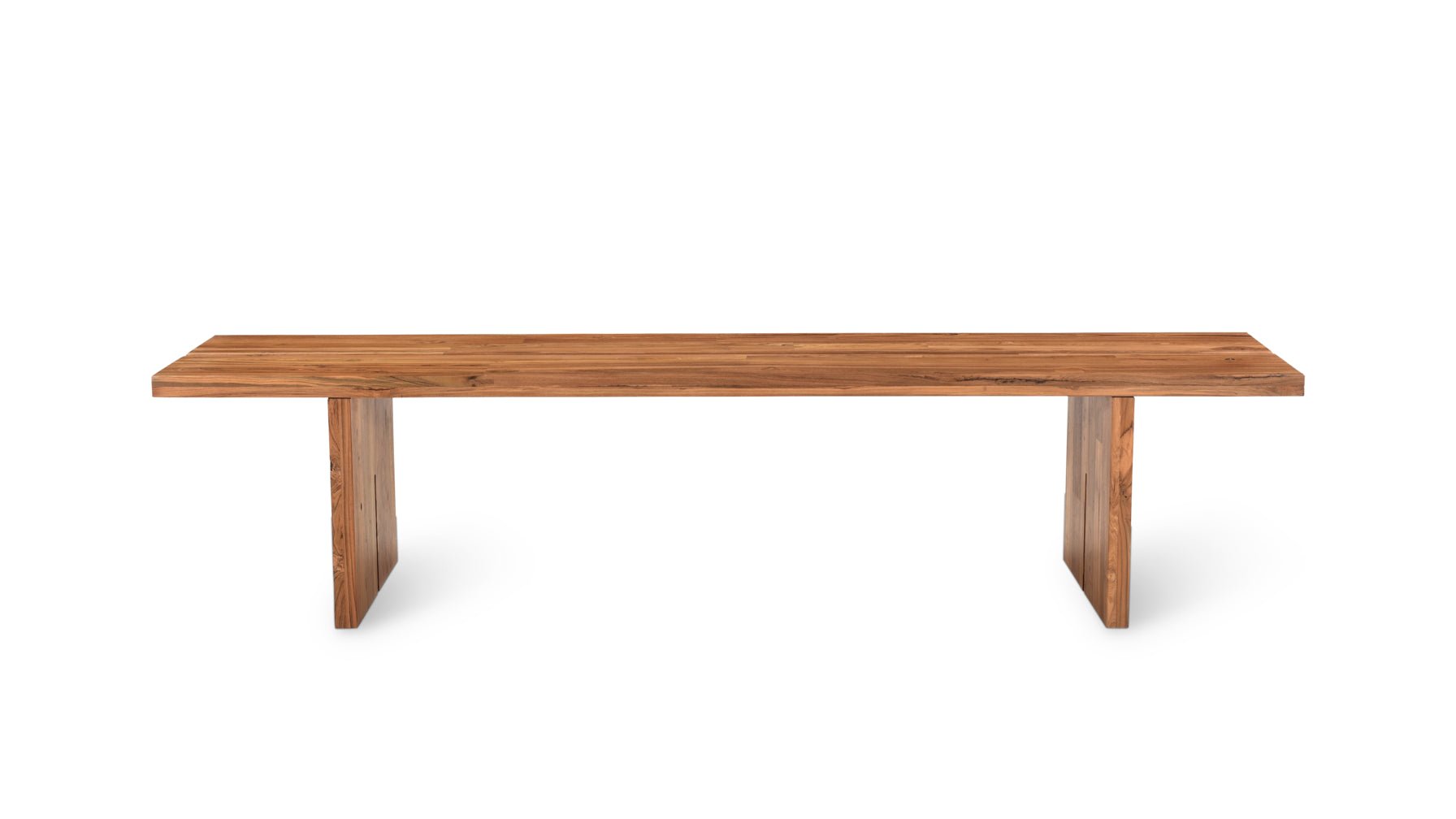 Plane Outdoor Teak Bench For 4 - Image 8