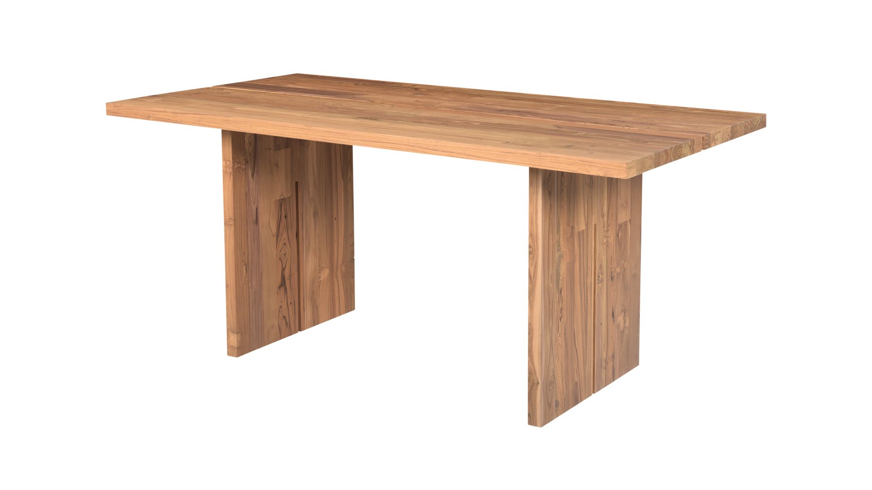 Plane Outdoor Dining Table, Seats 4-6, Teak - Image 4