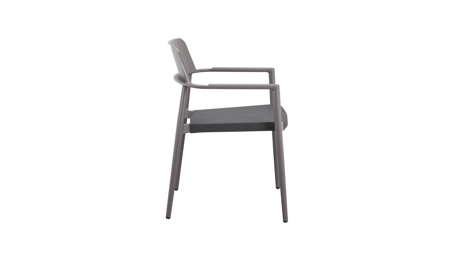 Best Of Me Outdoor Dining Chair (Set of Two), Pewter - Image 9