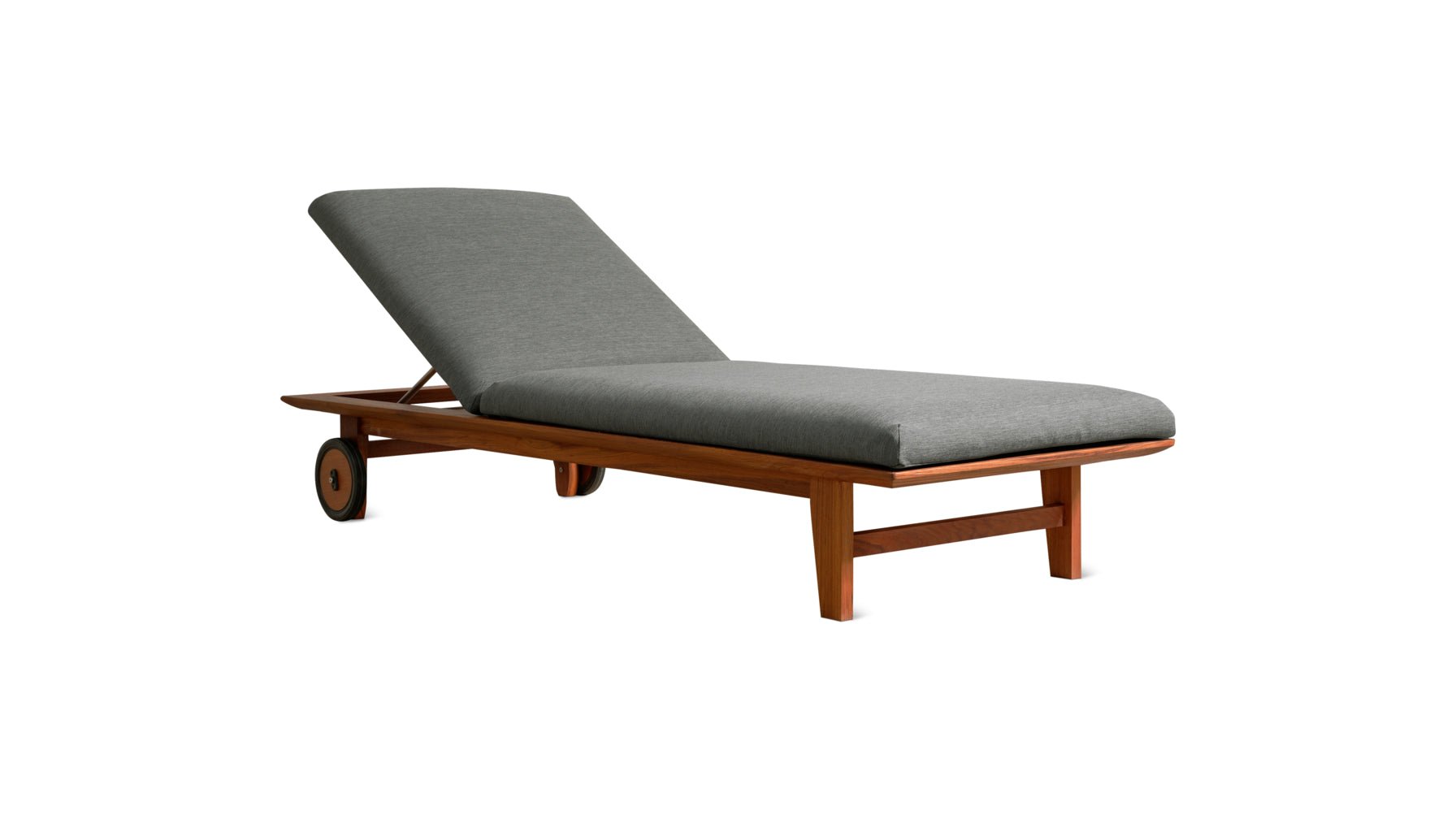 Laidback Outdoor Lounger, Teak Pepper_image