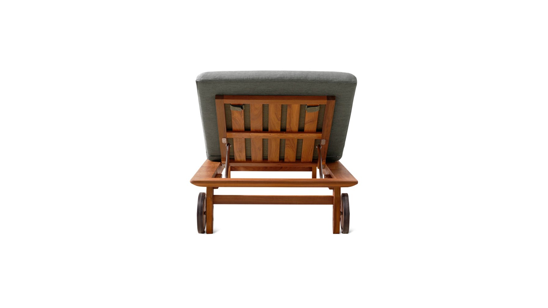 Laidback Outdoor Lounger, Teak Pepper - Image 9