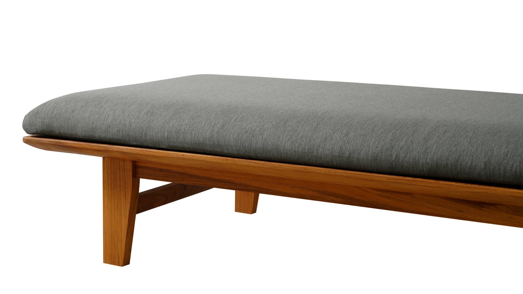 Laidback Outdoor Lounger, Teak Pepper - Image 6