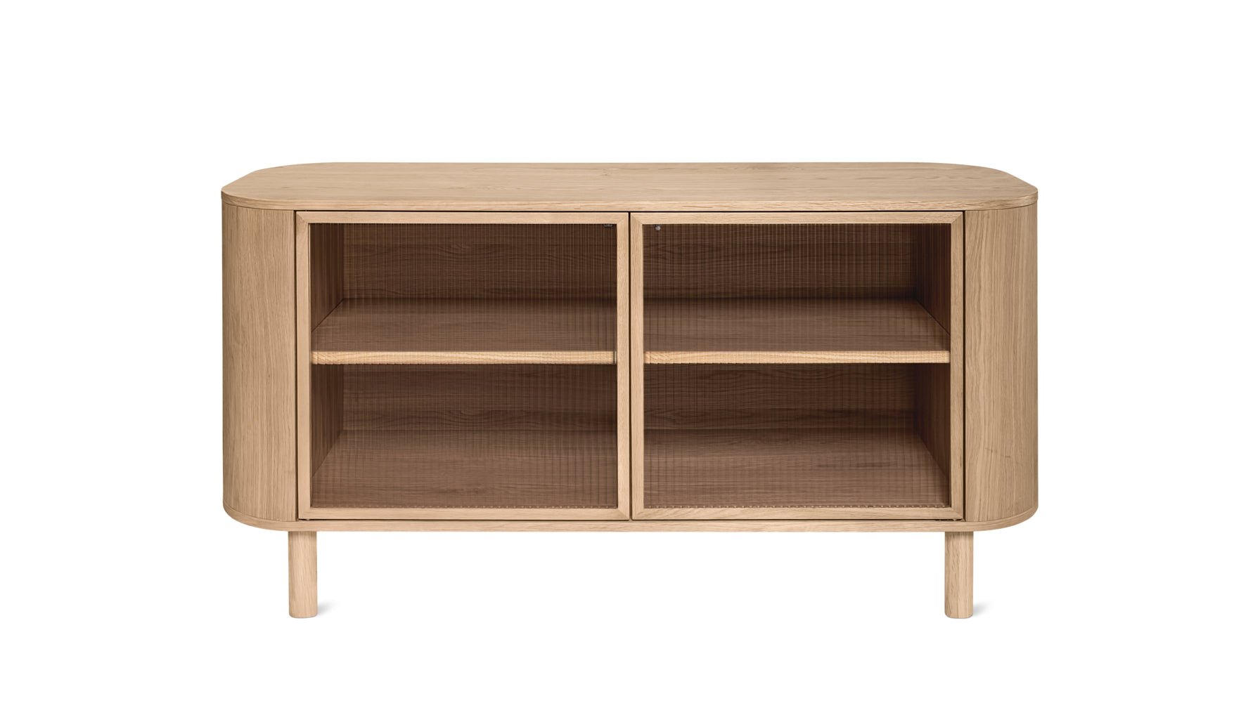 Showcase Sideboard, White Oak - Image 1